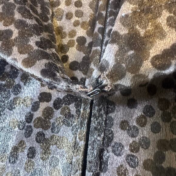 Carlye Vintage Leopard Print Velvet Maxi Dress - Picture 4 of 11